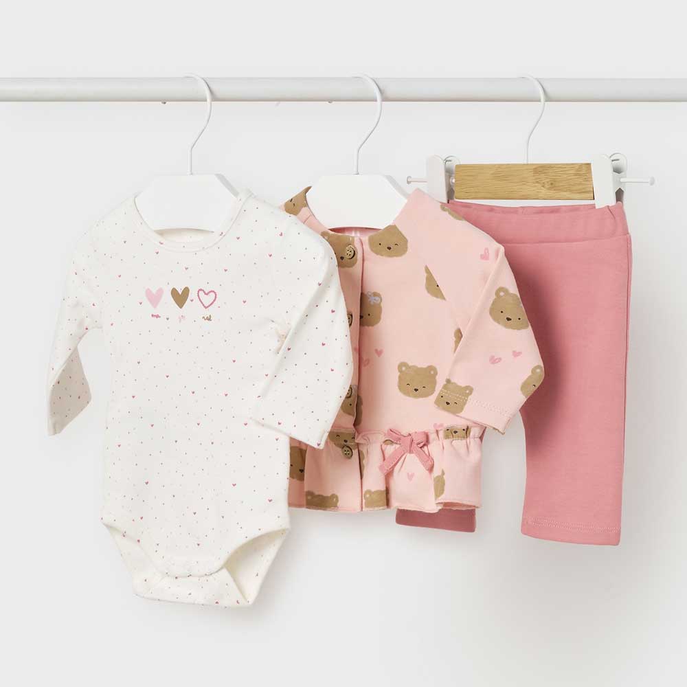 Mayoral Baby Girl 3-piece Set - Pink By MAYORAL Canada -