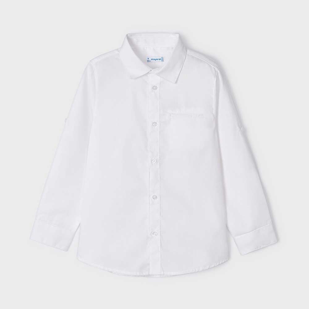 Mayoral Boys Basic Shirt - Blanco By MAYORAL Canada -