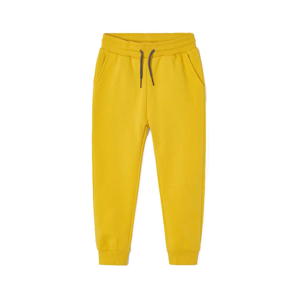 Mayoral Boys Long Fleece Cuffed Trousers - Yellow By MAYORAL Canada -