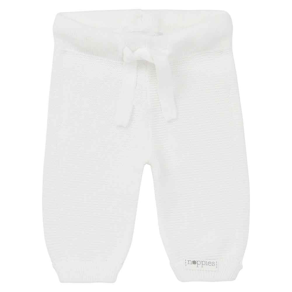Noppies Baby Knit Trousers Grover - White By NOPPIES Canada -