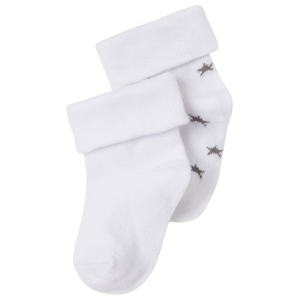 Noppies 67340 Baby Socks 2 Pack White