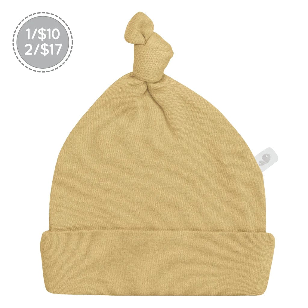 Perlimpinpin Bamboo Knot Hat - Curry By PERLIMPINPIN Canada -