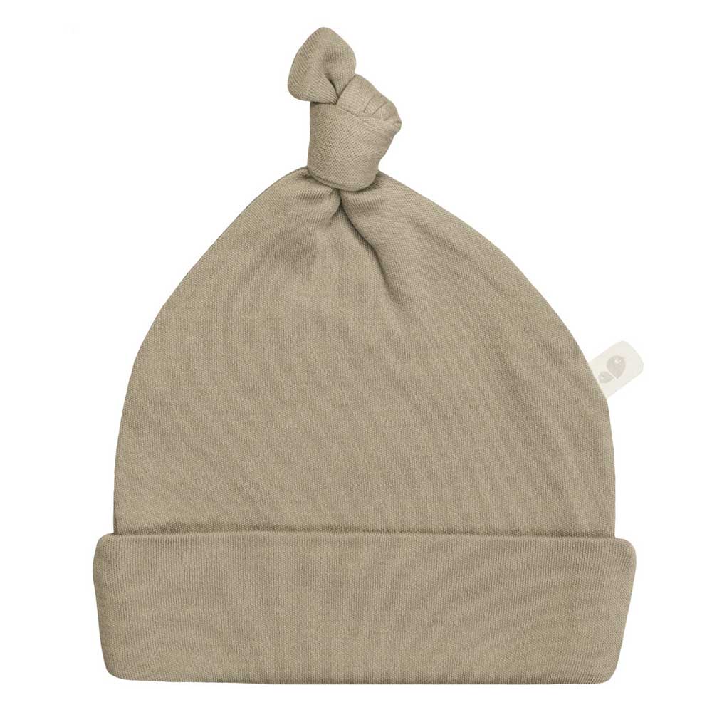 Perlimpinpin Bamboo Knot Hat - Taupe By PERLIMPINPIN Canada -