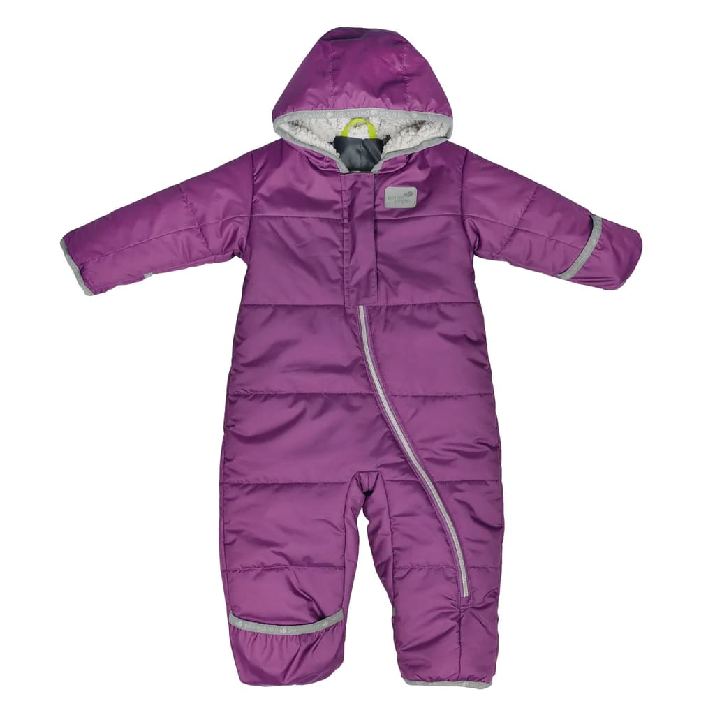 Perlimpinpin One Piece Baby Snowsuit - Solid Pourpre By PERLIMPINPIN Canada -
