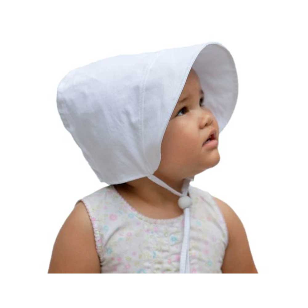 Puffin Gear Summer Day Linen Bonnet White Ships from Ontario