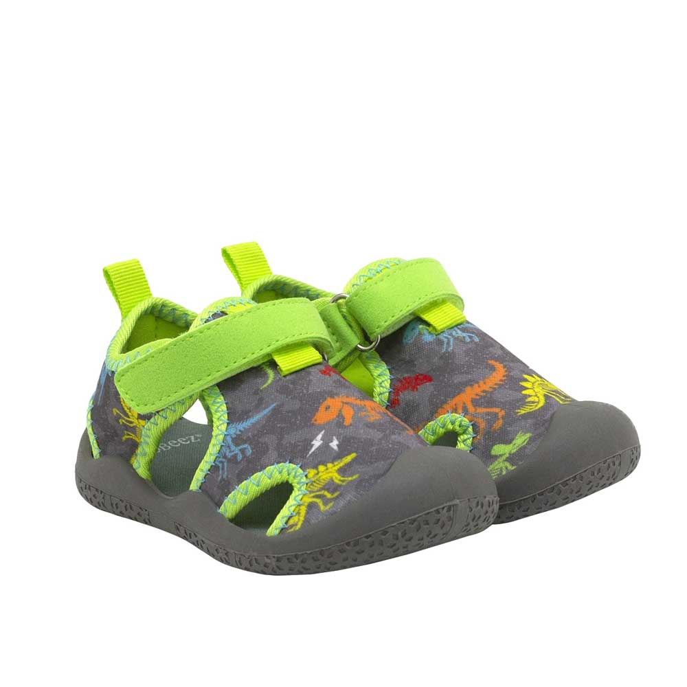 Robeez Kids Water Shoes - Dinosaurs Grey By ROBEEZ Canada -