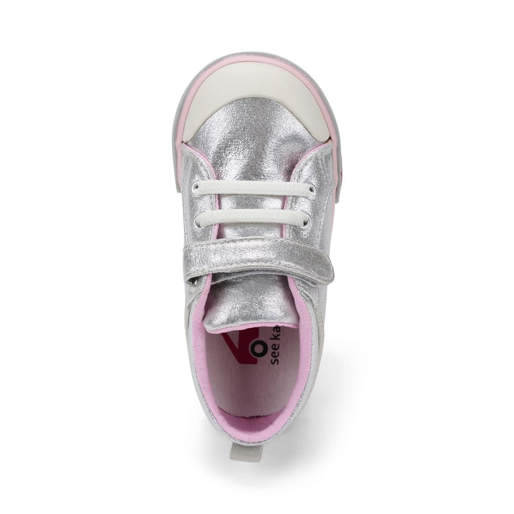 See Kai Run Girl's Sneakers Kristin - Silver/Pink By SEE KAI RUN Canada -