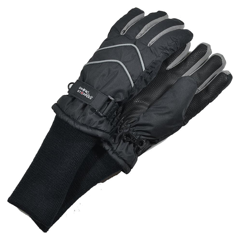 Snowstoppers Nylon Gloves - Black