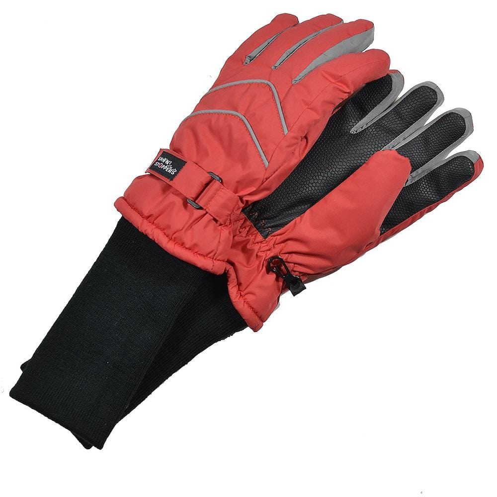 Snowstoppers Nylon Gloves - Red