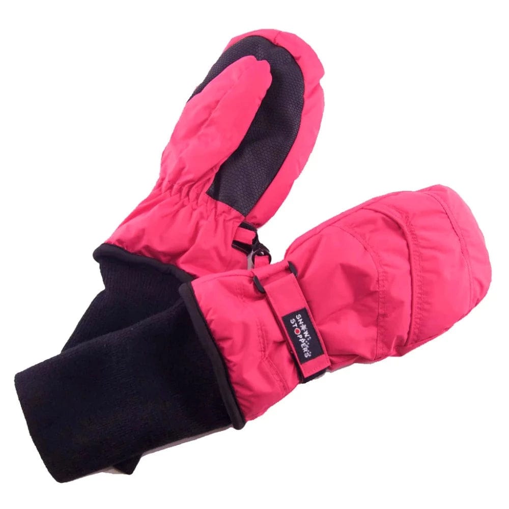 Snowstoppers Nylon Mittens - Fuchsia By SNOWSTOPPERS Canada -