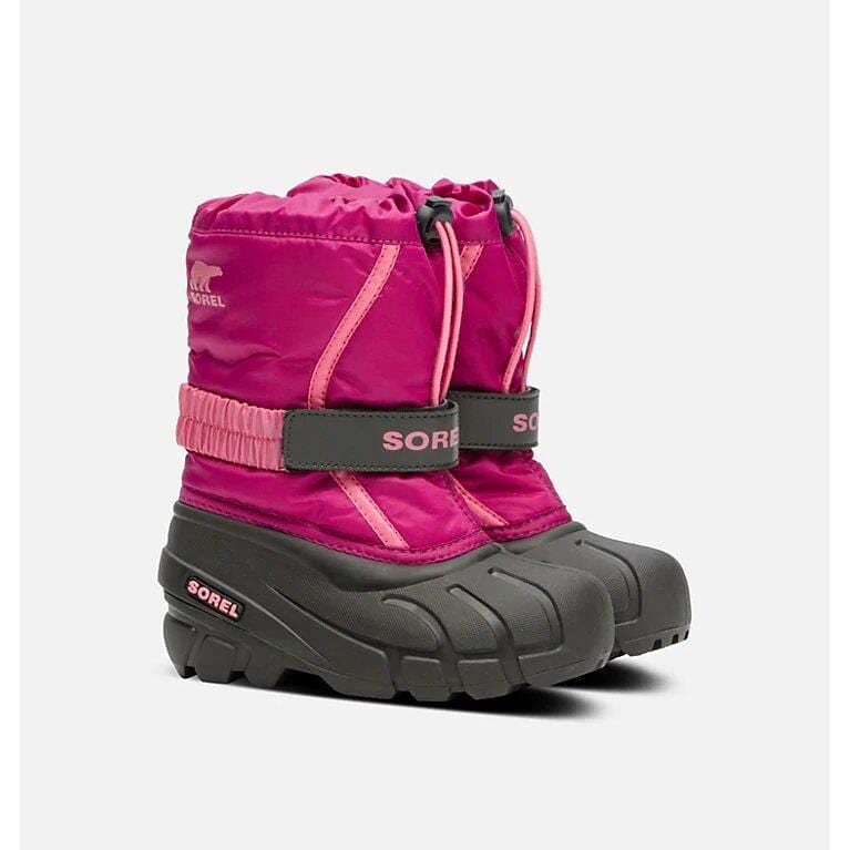 Sorel Flurry Winter Boot for Kids | Bush / Tropic Pink By SOREL Canada -