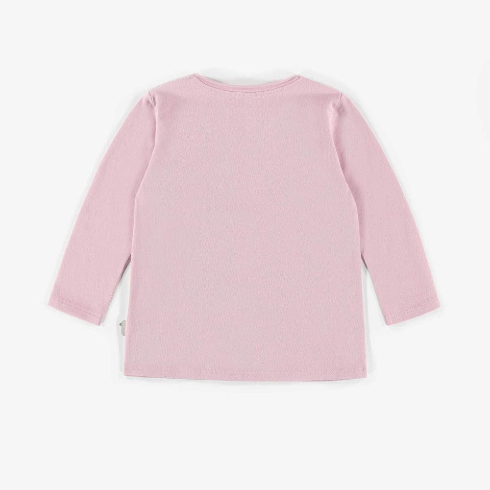 Souris Mini Baby Girl Long Sleeve T-shirt | Pink