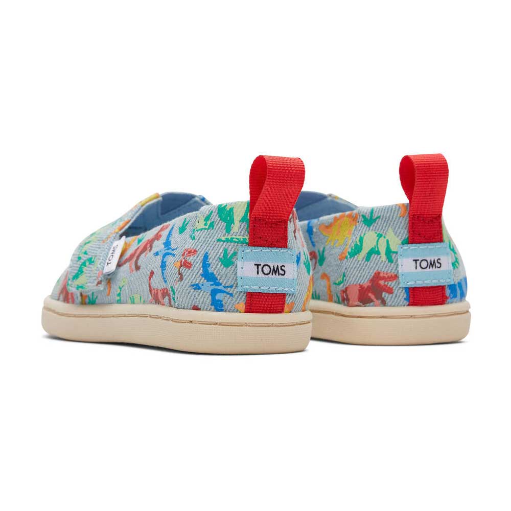TOMS Alpargata - Pastel Blue Washed Dinos By TOMS Canada -